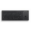 G84-5400 Keyboard (15 Inch, Mini-Slim, Trackball, USB Interface, Int 88-Key, Programmable Keys - MOQ. 10) - Color: Black