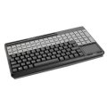 G86-61411 SPOS Keyboard (QWERTY, 14 Inch, USB Interface, Touchpad, MSR with Tracks 1, 2 and 3, US 123 Layout, 123 Programmable, 60 Relegendable and IP54) - Color: Light Grey