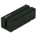 MR2000 Magnetic Stripe Reader (Mini MSR, Tracks 1 and 2, Keyboard Wedge, Programmable and 90mm) - Color: Black