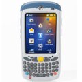 MC55A0-HC Wireless Healthcare Mobile Computer (LAN 802.11a/b/g, Blue Tooth, 2D Imager DL, Camera, 256MB RAM/1GB Flash, QWERTY Keyboard, WM6.5 Classic, Extended 3600 mAh Battery - White and Blue)