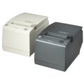 RealPOS 7198 Thermal Receipt Printer (2-Sided Single Station Receipt Printer) - Color: Charcoal Grey