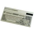K2726 POS Keyboard (104 Keys, PC/PS2/AT, MSR 123, Barcode, Beige)
